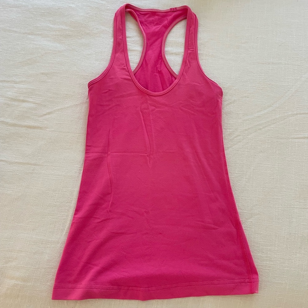 Pink Lululemon tank